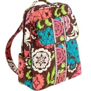 Vera Bradley Colorful Floral Lola Pattern Backpack